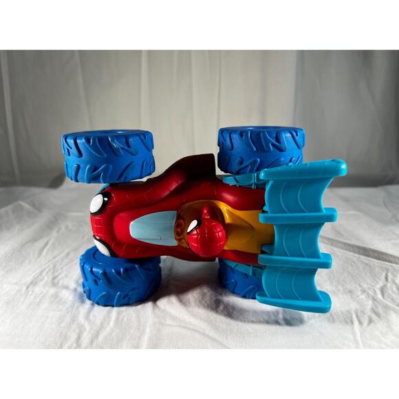 Marvel Spidey & Amazing Friends Web Climber Vehicle with Rev-Up Jazwares 2024 7" - Picture 15 of 16